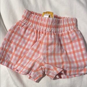 The Beaufort Bonnet Company Pink Gingham Kids Shorts